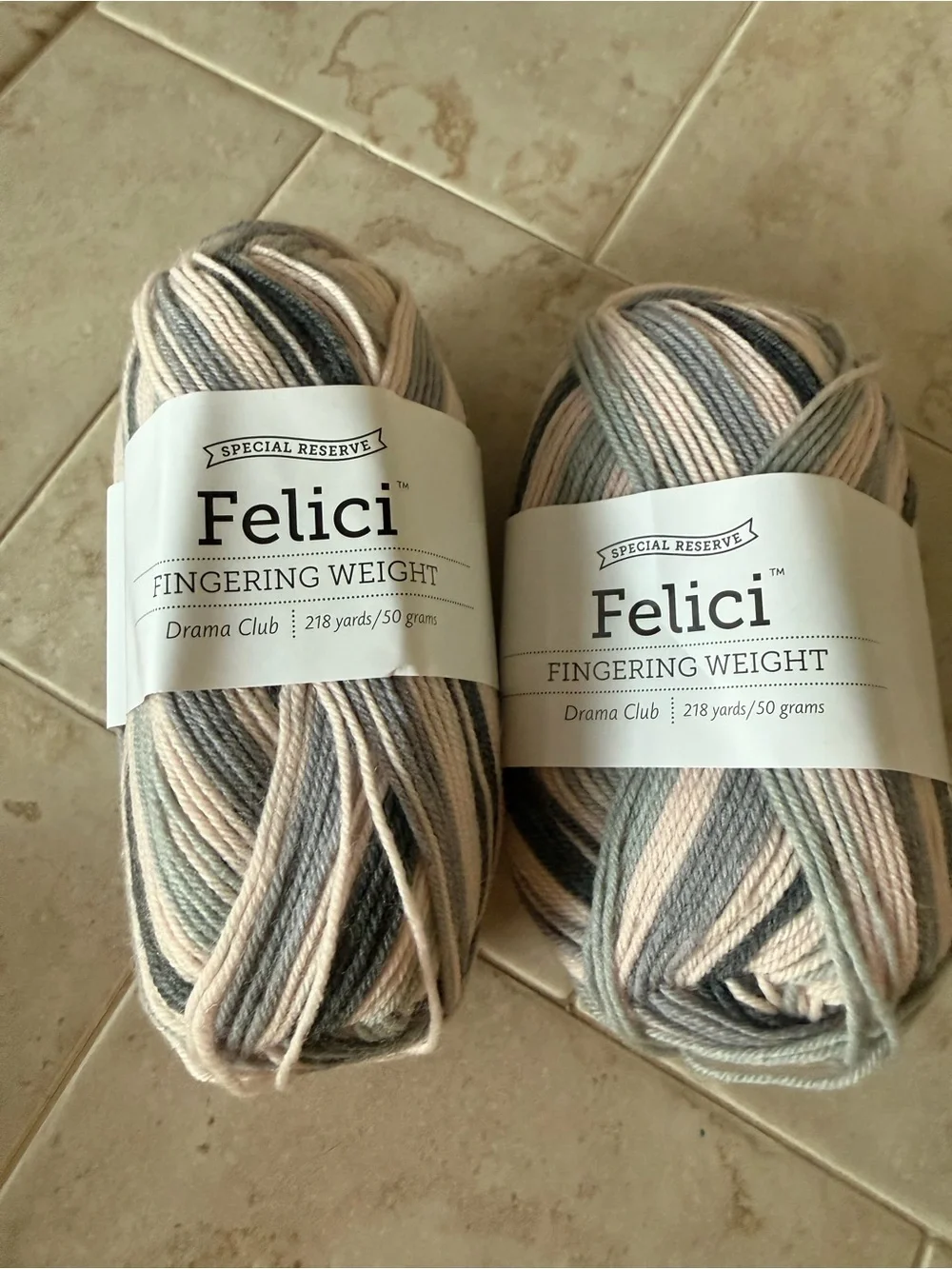 Felici Fingering Weight Yarn in Soft Pastel Multi (Special Reserve) - Drama Club